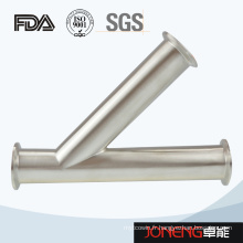 Acier inoxydable Hygiénique Y Type Tee Pipe Fitting (JN-FT1016)